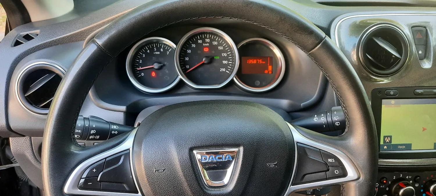 Dacia Sandero Stepway 1.5DCi-90PS 135tkm Outdor Navi Klima Kamera — zdjęcie 15 z 24